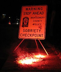 photo of sobriety checkpoint