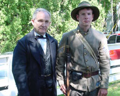 photo of reenacters at 2013 "Heritage Days" festival in Rockville