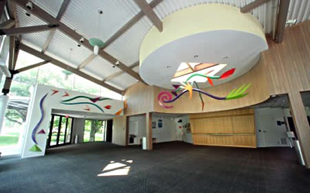 photo of lobby in Fitzgerald Theatre