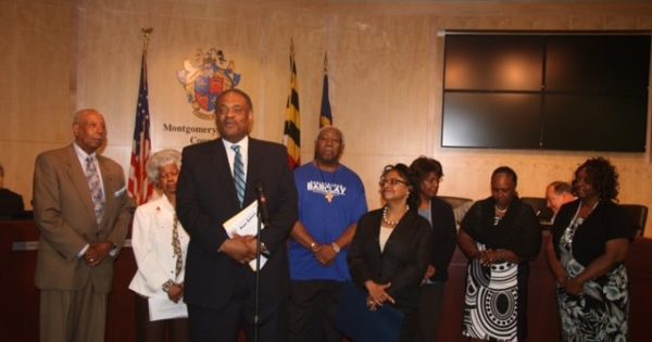 photo of Jim Stowe, director of the Montgomery County Office of Human Rights, talks about the significance of Juneteenth celebrations around the nation.