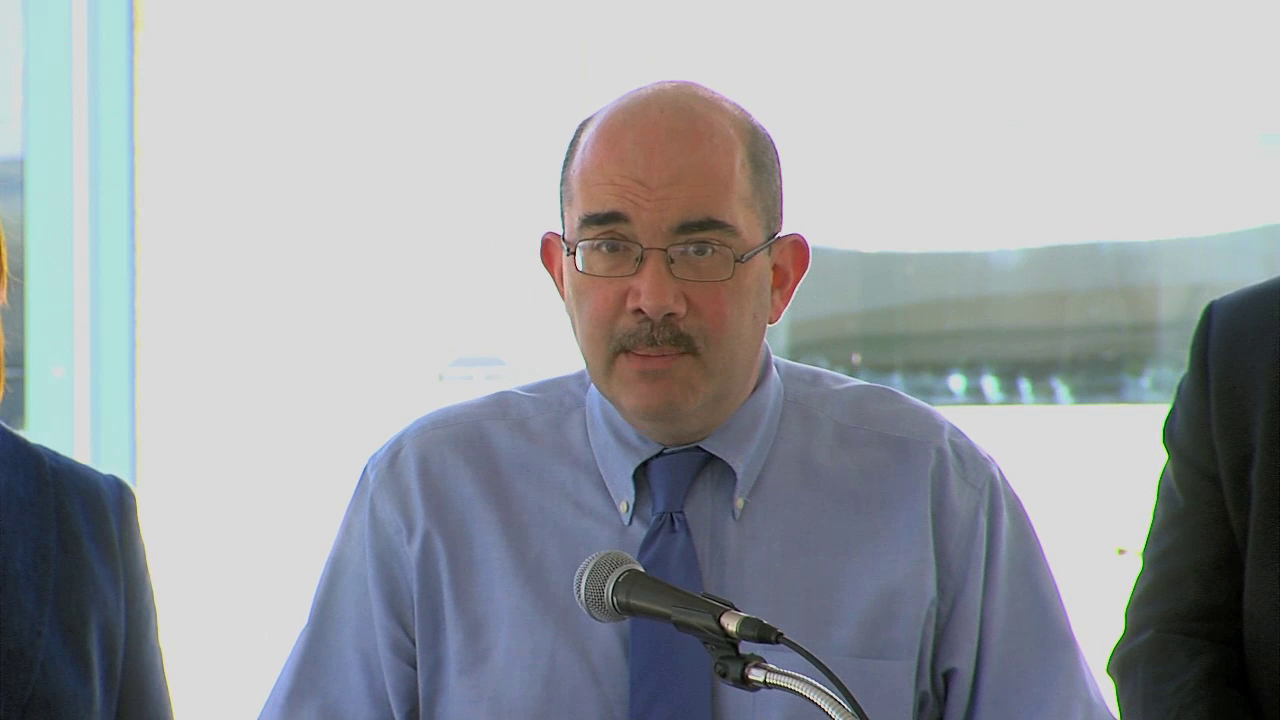 photo of George Leventhal at Silver Spring Police Station Ribbon Cutting