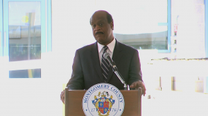 photo of Isiah Legget at Silver Spring Police Station Ribbon Cutting