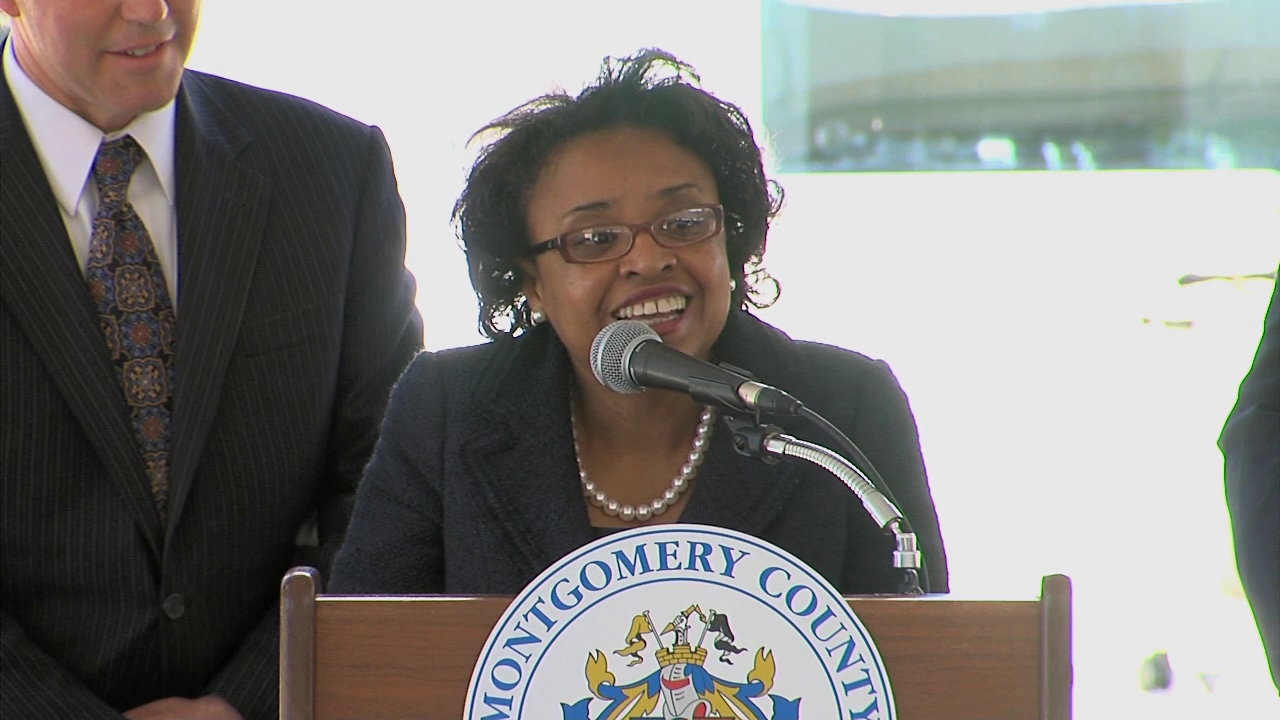 photo of Cherri Branson at Silver Spring Police Station Ribbon Cutting