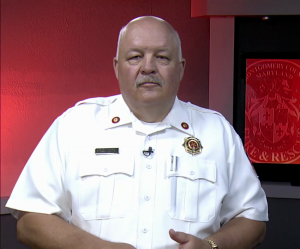 photo of MCFRS Fire Chief Steve Lohr