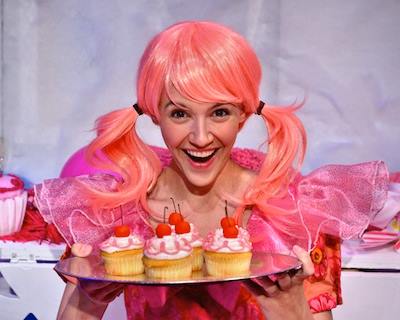 photo of Carolyn Agan in Adventure Theatre's Pinkalicious