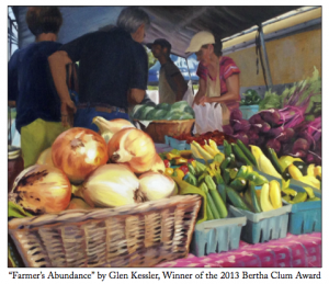 photo of "Farmer's Abundance" by Glen Kessler, Winner of the 2013 Bertha Clum Award