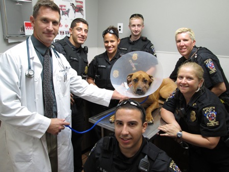 photo of Fourth District officers who responded to the call.