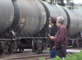 photo of Train at Gaithersburg Train Station