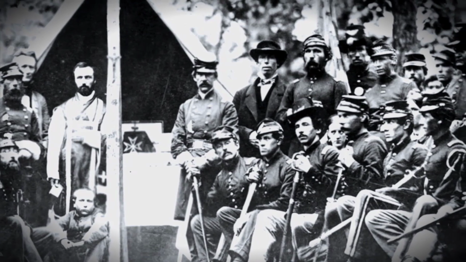 Civil War era photo of Union soldiers