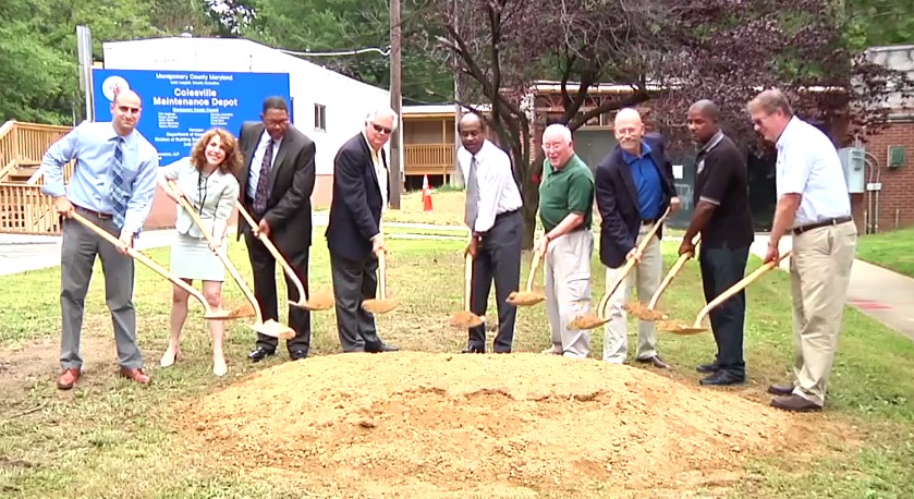 photo of Colesville Highway Maintenance Depot Groundbreaking