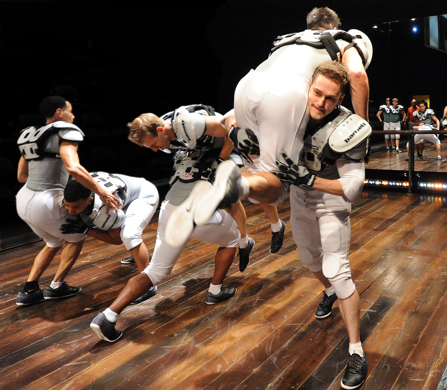 photo of The Players of COLOSSAL are put through their paces during a unique Pre-Game workout.