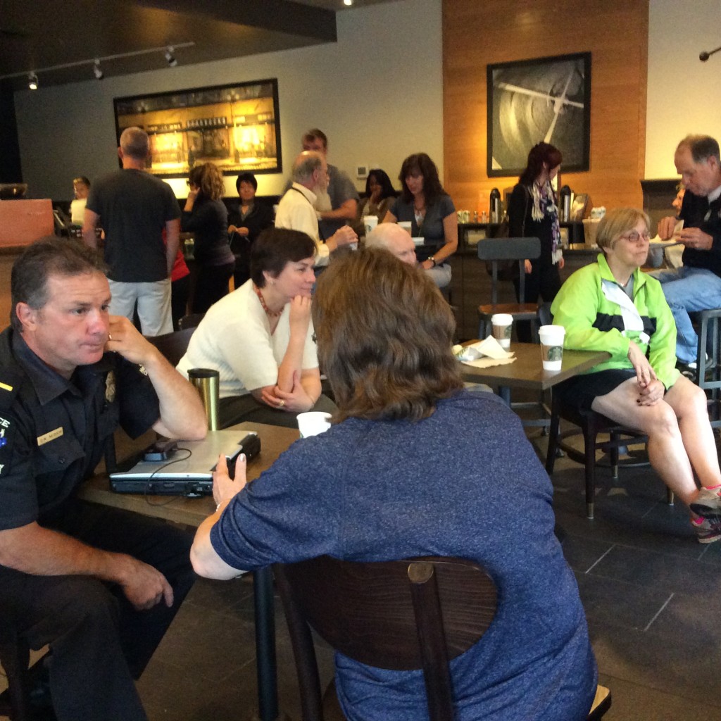 Coffee with a Cop in Kentlands (PHOTOS) Montgomery Community Media