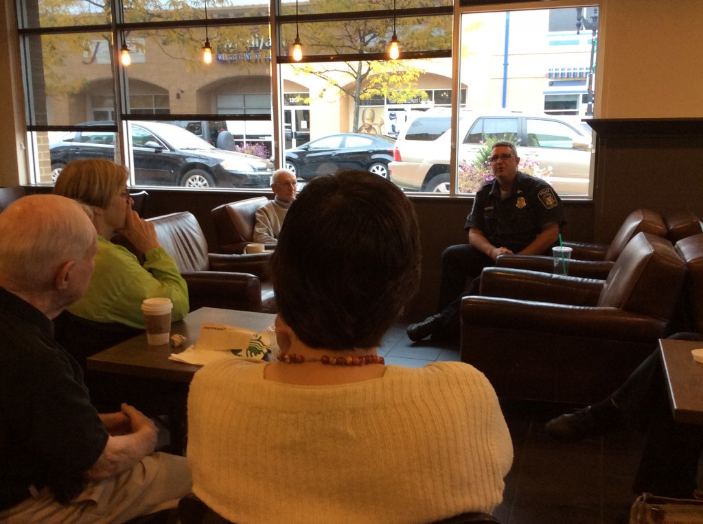 Coffee with a Cop in Kentlands (PHOTOS) Montgomery Community Media