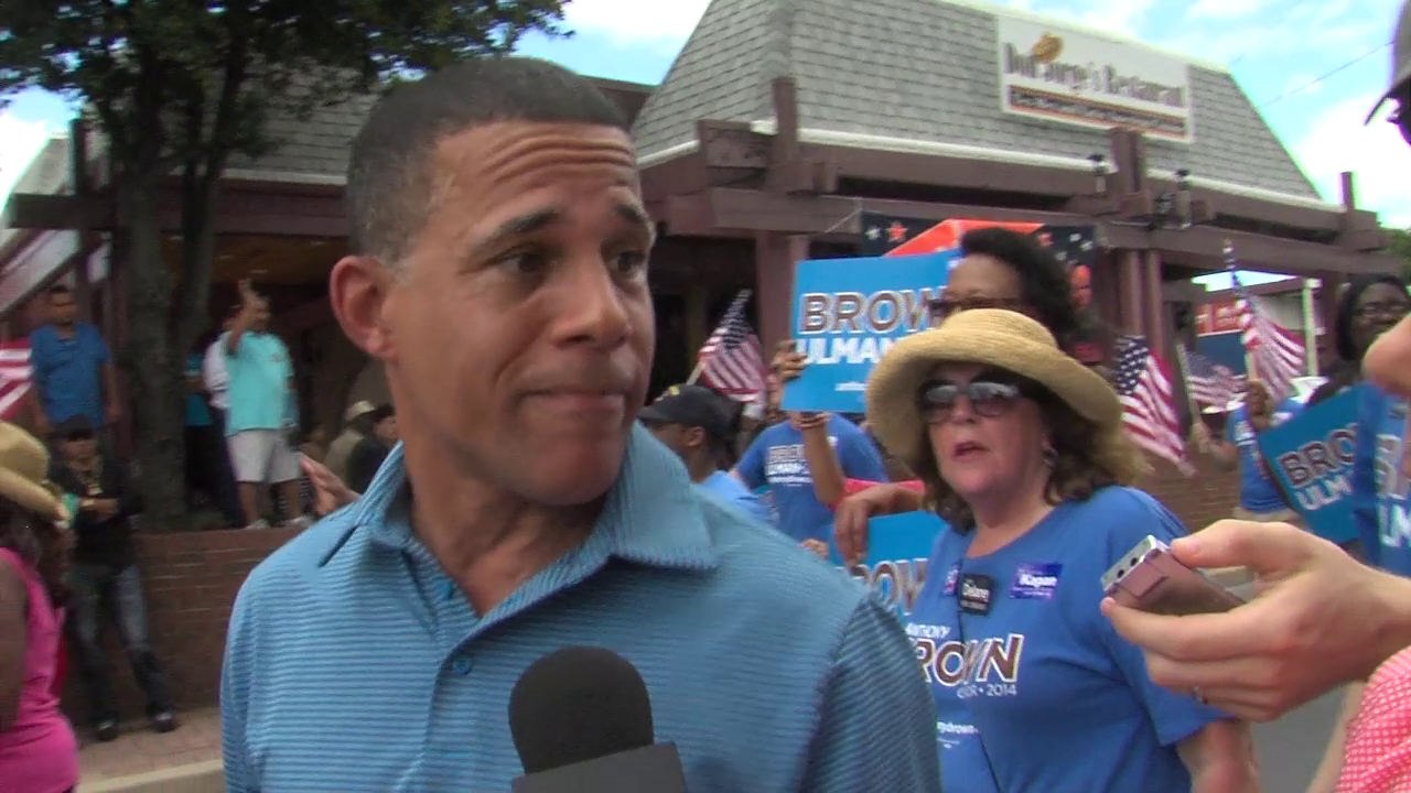 photo of Lt. Gov. Anthony Brown at Gaithersburg Labor Day Parade