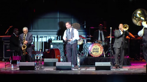 photo of band playing at 2014 Silver Spring Jazz Festival