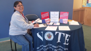 photo of voter registration drive