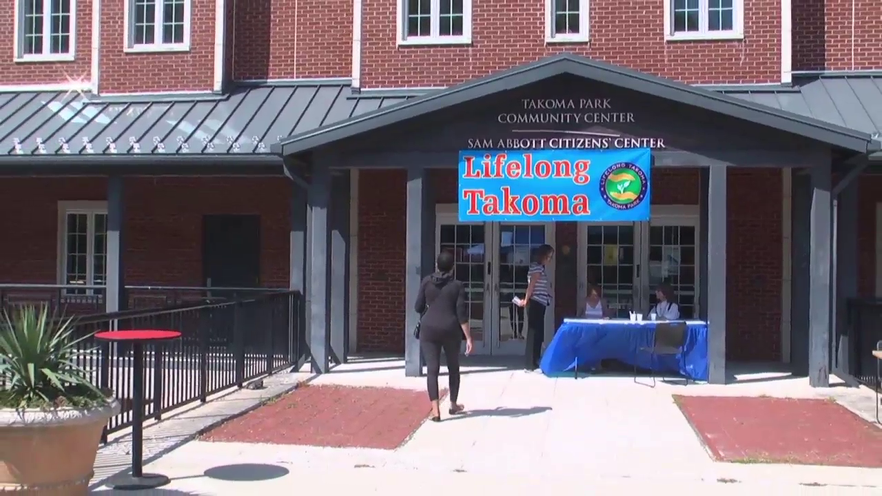 photo of banner for lifelong takoma event