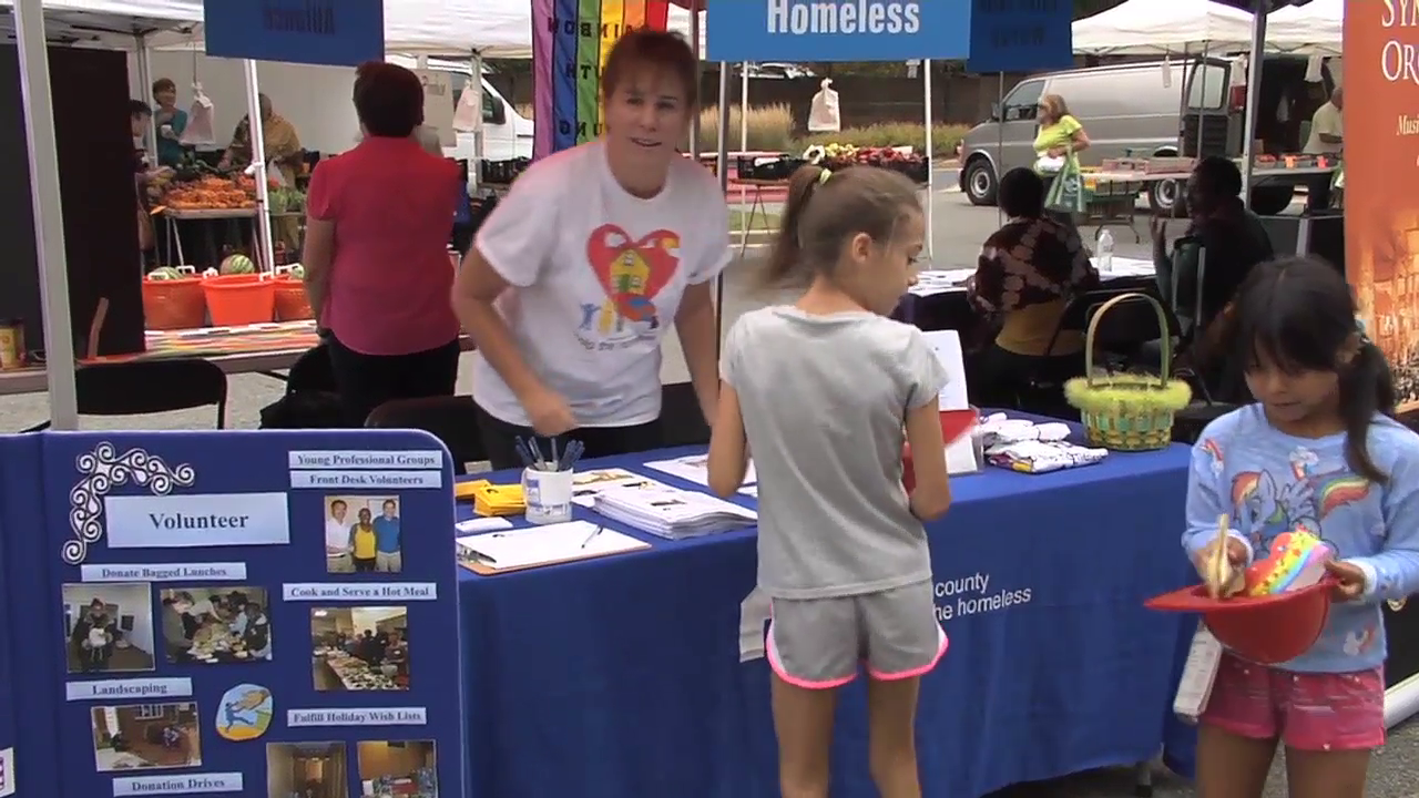 photo of booth at Rockville's Salute to Non-Profits