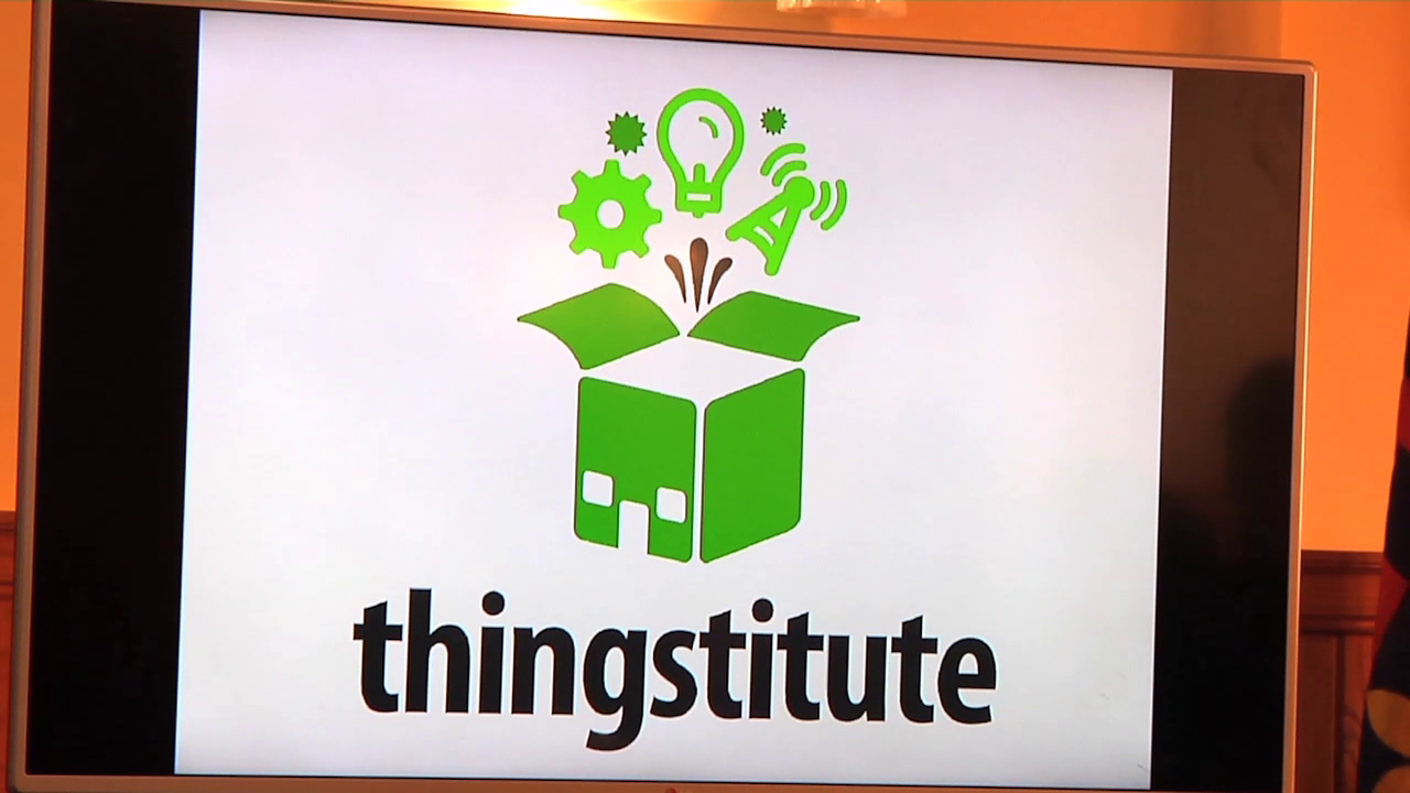 photo of the thingstitute sign