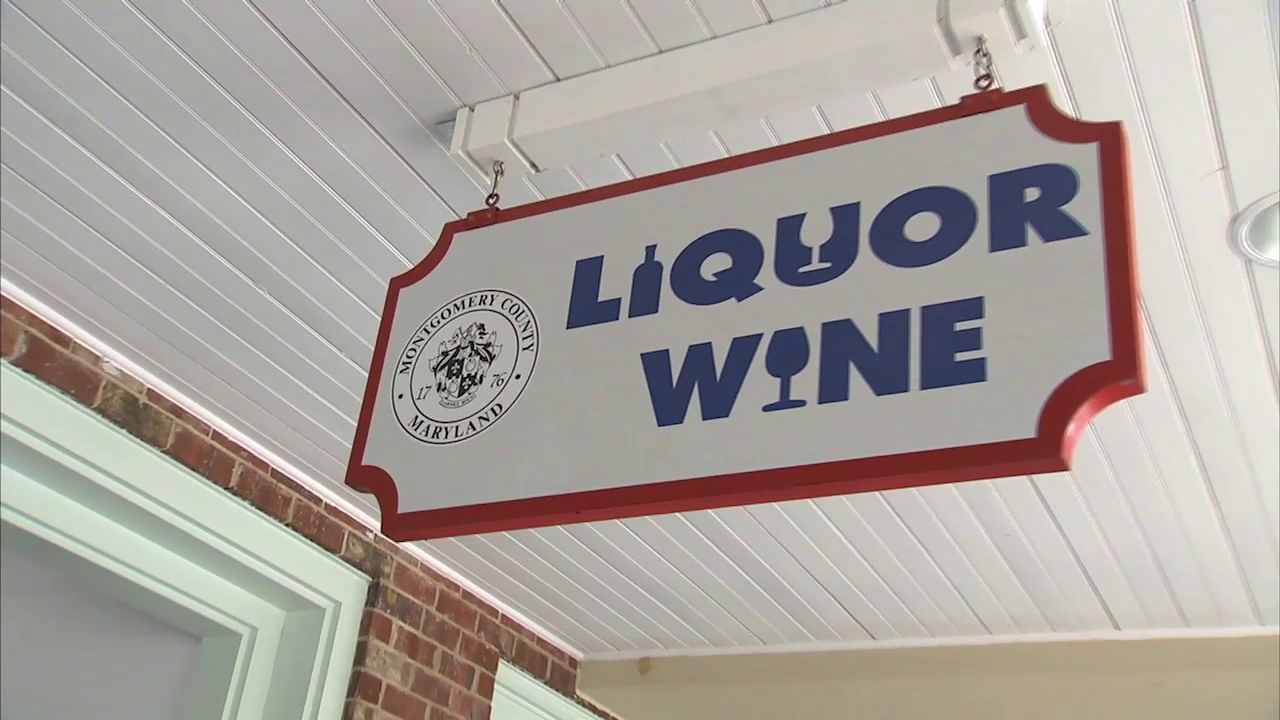 photo of county Liquor & Wine store sign