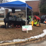 photo of MCPS Sleep In protest Feb. 9