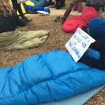 photo of MCPS Sleep In protest Feb. 9