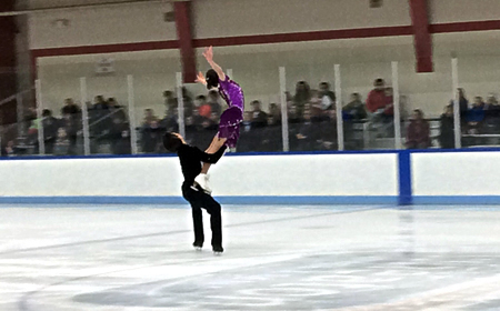 photo of ice skaters at Wheaton rink