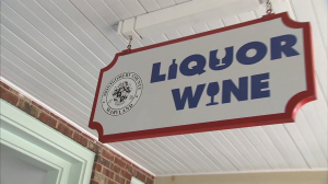 County Liquor Store Sign