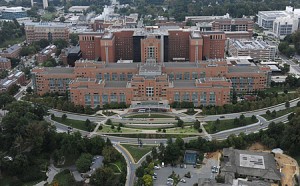 A healthcare worker who has tested positive for the Ebola virus has arrived at NIH.