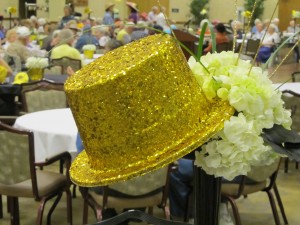 "Hats Off to Our Volunteers" was the theme of Riderwood retirement community's appreciation luncheon on April 17,