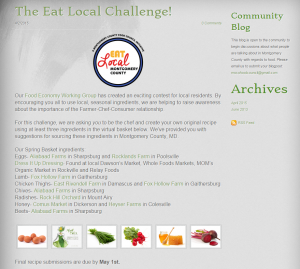 The Eat Local Challenge