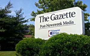 Gazette Newspaper Sign 450x280