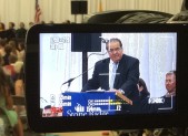 Justice Antonin Scalia addresses Stone Ridge graduating class