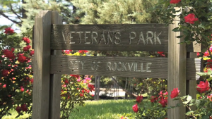 Veterans Park Rockville Sign