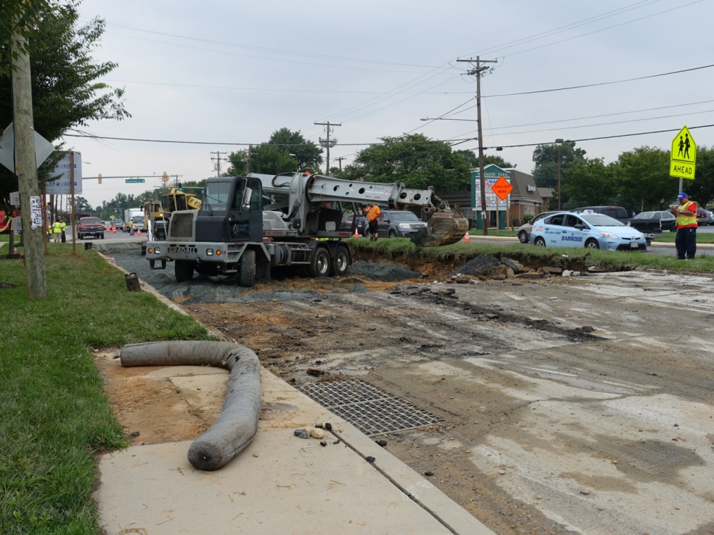 Georgia Water Main Break , Crews working to repair water main break in ...