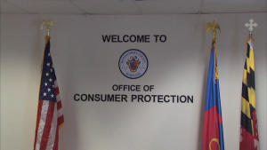 Office of consumer protection sign ocp