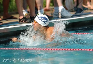All Star: Carsten Vissering, Old Georgetown Club, wins Mens 15-18 100 M Breast, while setting a new MCSL record time of 59.56