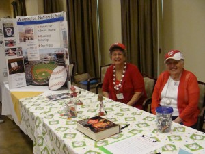 Resident members of the Riderwood Washington Nationals Fan Club participate in the retirement community's Opportunities Fair on August 21.