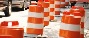 Road close cones 885x380