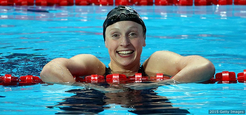 Bethesda S Katie Ledecky Wins Gold Medal In 400 Meter Free And Sets Another World Record