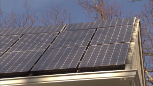 Solar Panels on a home