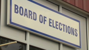 Board of Elections sign