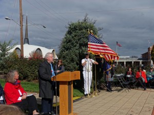 Guest speaker Roger Langley at Veterans Day event in Rockville 11_11_15 1