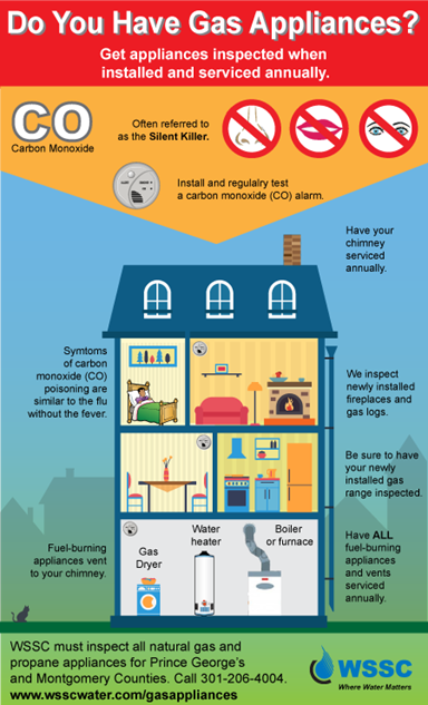 Gas Appliances Infographic