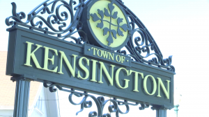 town of kensington sign