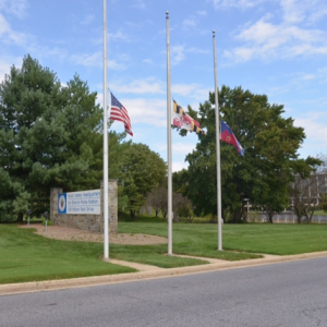 Public Service hq flags at half staff.fw