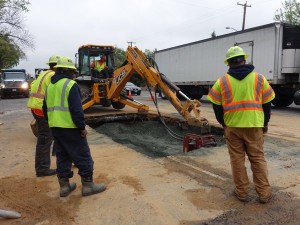 WSSC water main break Rockville Pike