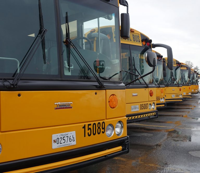 County to Now Study School Bus Parking Districtwide, Shady Grove Bus ...