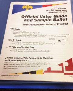 sample ballot