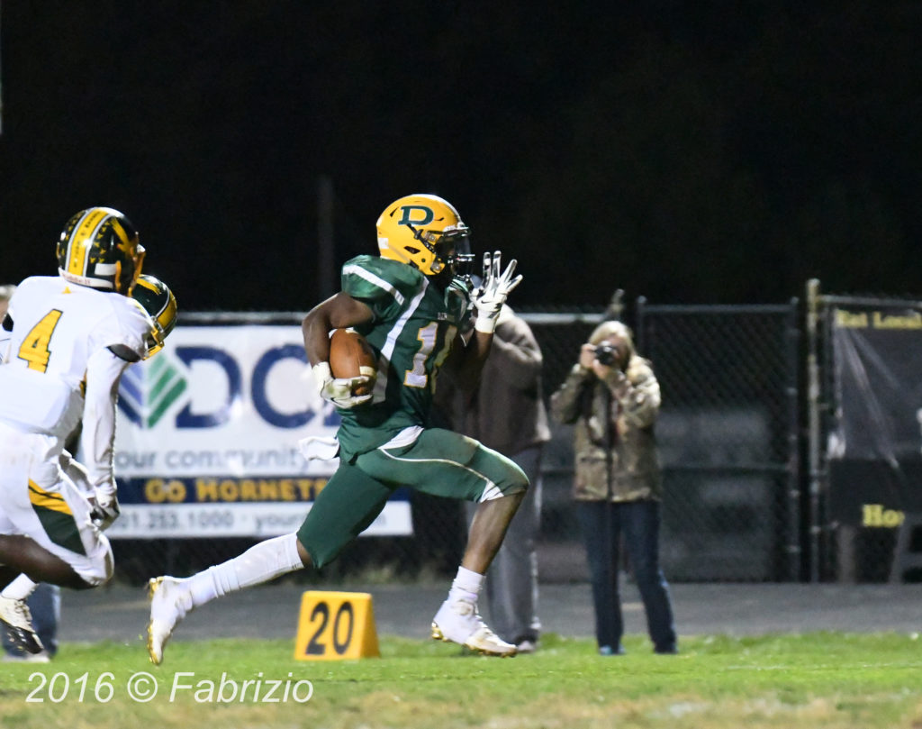 Seneca Valley at Damascus. Damascus wins 59-21 Markus Vinson